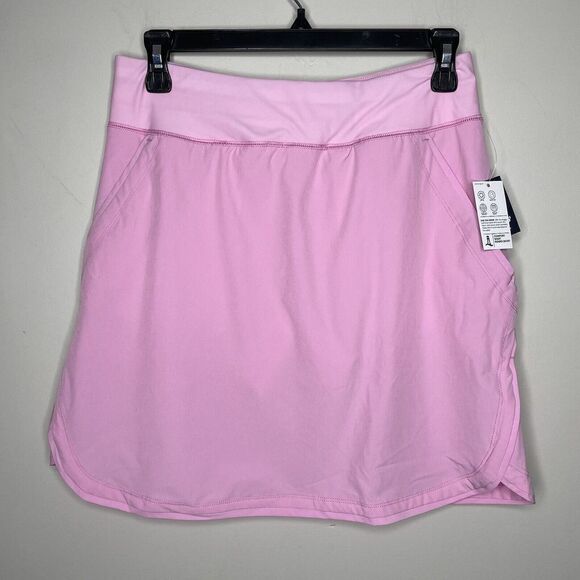 LANDS END Swim Board Skort Womens 4 Blossom Pink Skirt NEW Comfort Waist Pocket - Picture 1 of 9
